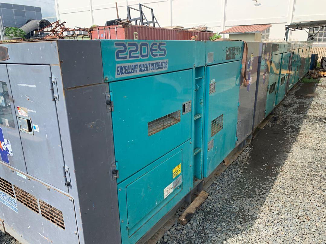 220 kVA Japan Generator (Category: Construction Tools & Equipment) located in Manila. Submitted by santiago0721 (Listing ID 1044424162, Image 2). Description: Slightly used unit, fresh from Japan With low SMR Passed latest load testing 2020 Can perform testing with load bank Give us a call forcappointments.