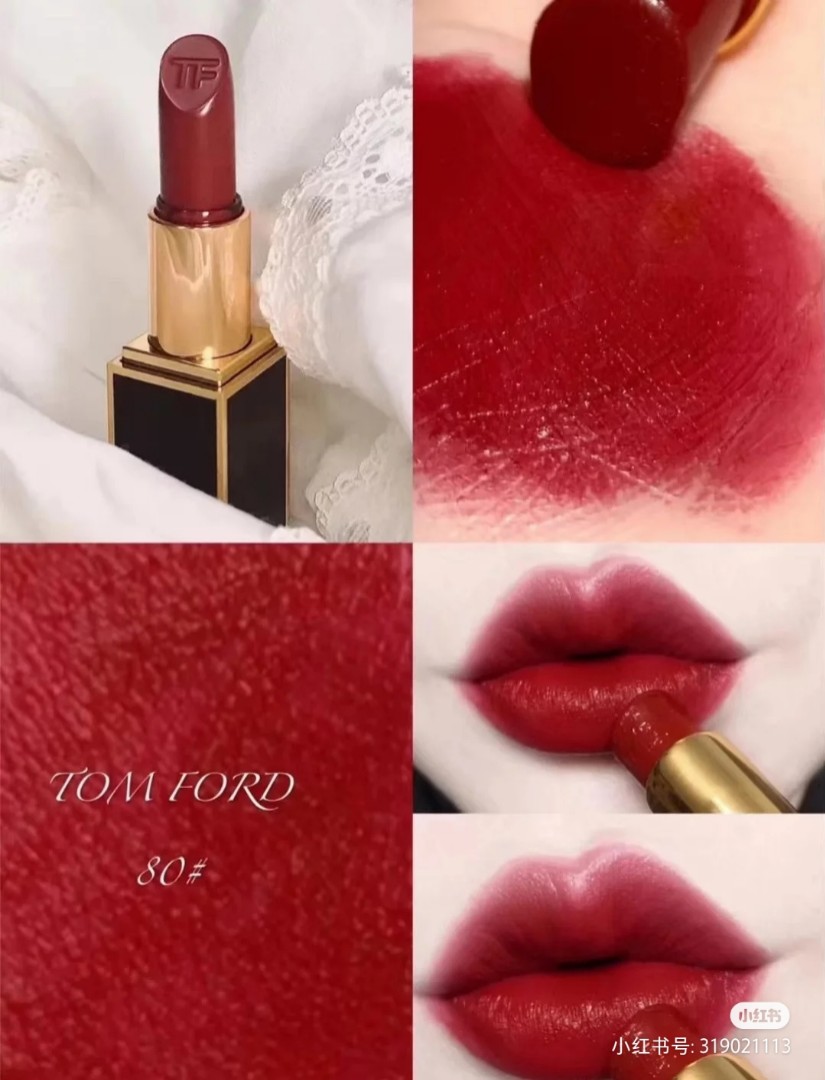? Authentic Tom Ford Lip Colour Black Tube Lipstick （TF 80 Impassioned）,  Beauty & Personal Care, Face, Makeup on Carousell