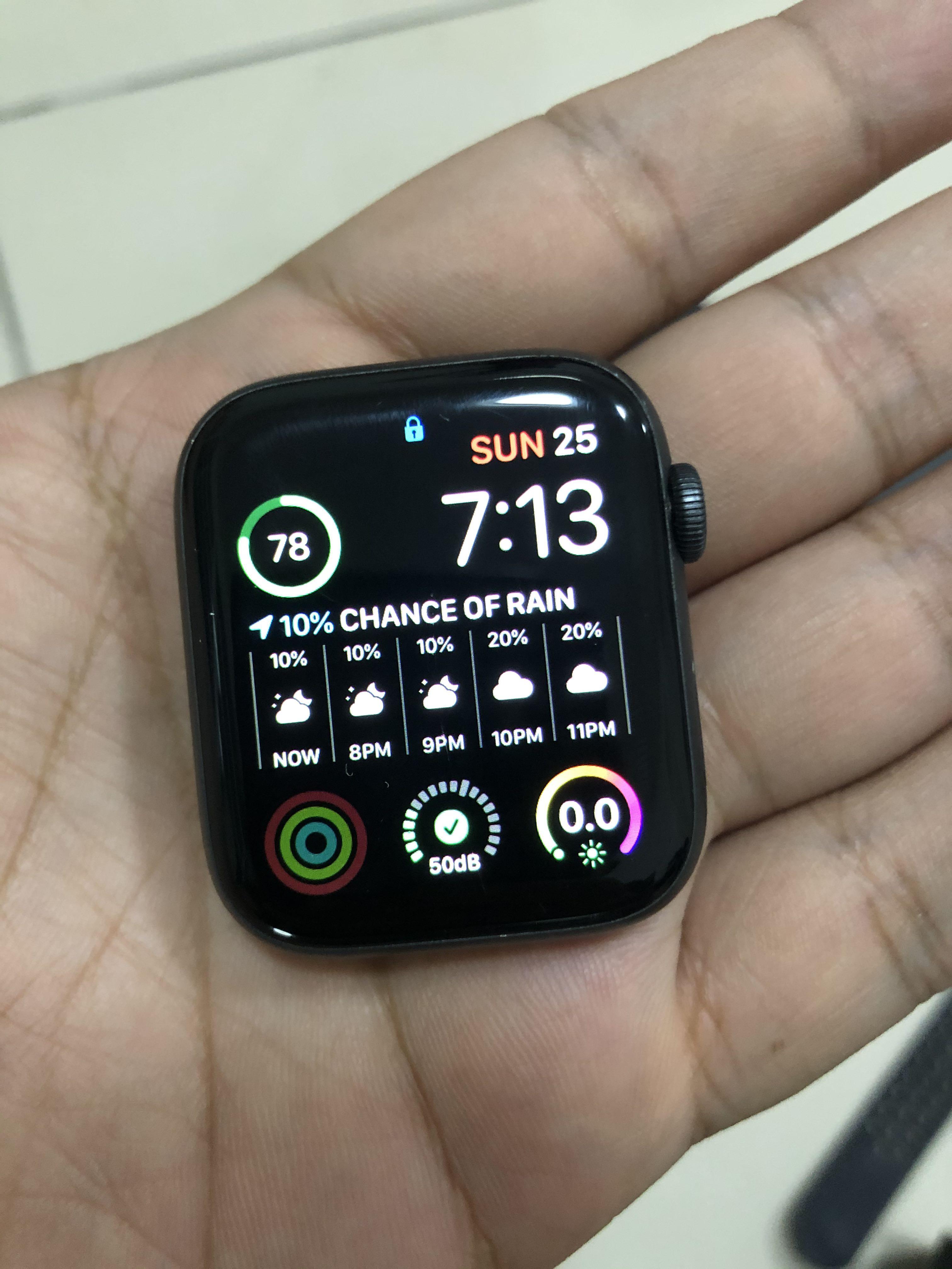 Apple Watch Series 4 44mm Gps Used Men S Fashion Watches On Carousell