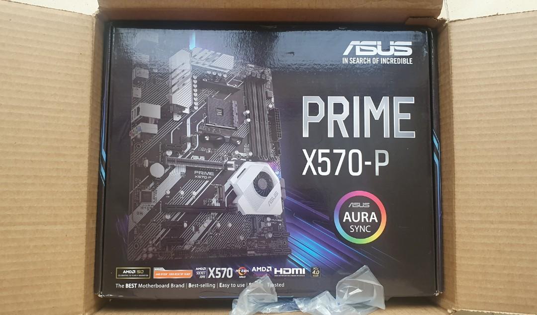 Asus Prime X570 P Am4 Atx Motherboard Electronics Computer Parts Accessories On Carousell