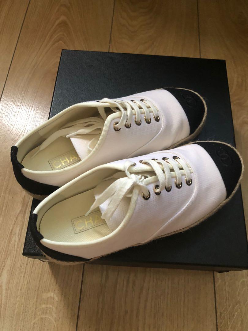 Chanel canvas sneakers deals
