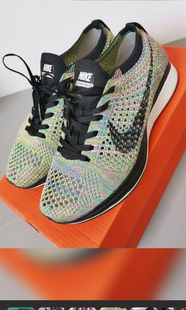 nike rainbow knit shoes