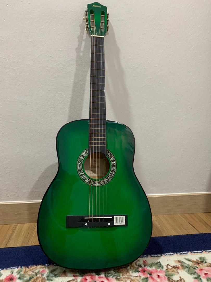 Green classical clearance guitar