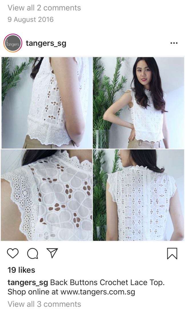 crochet lace top