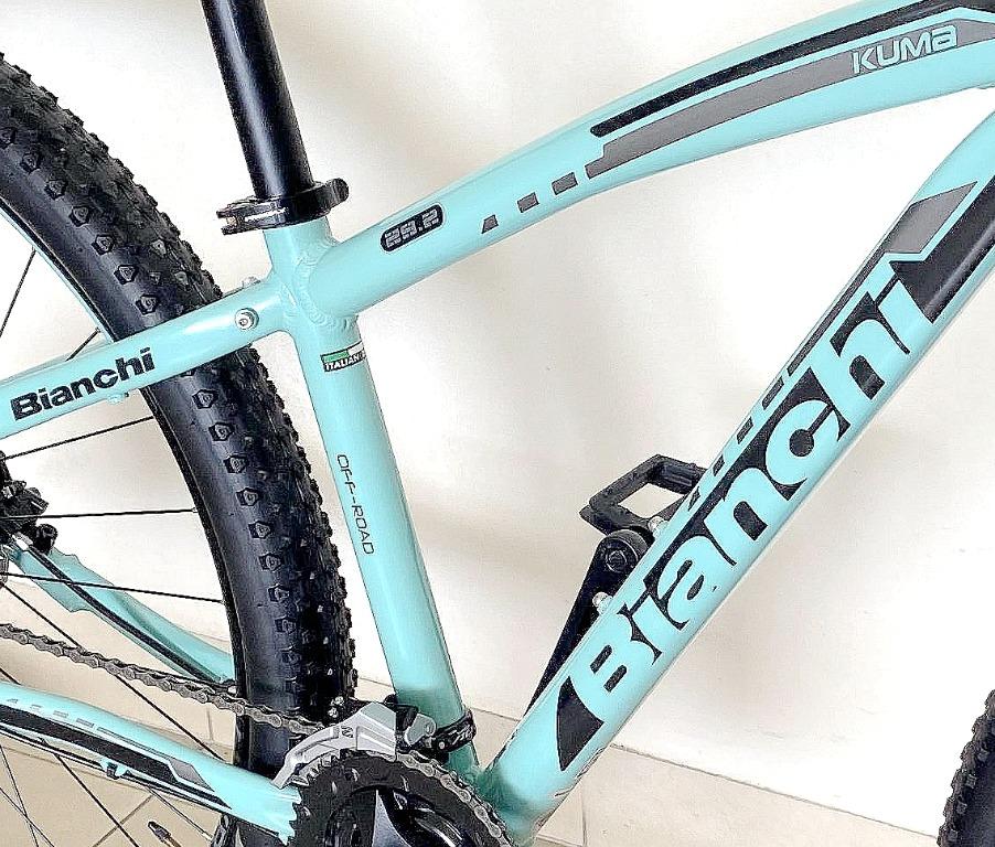 bianchi kuma 29.2 alivio altus 3x9v nero arancio bicicletta mtb