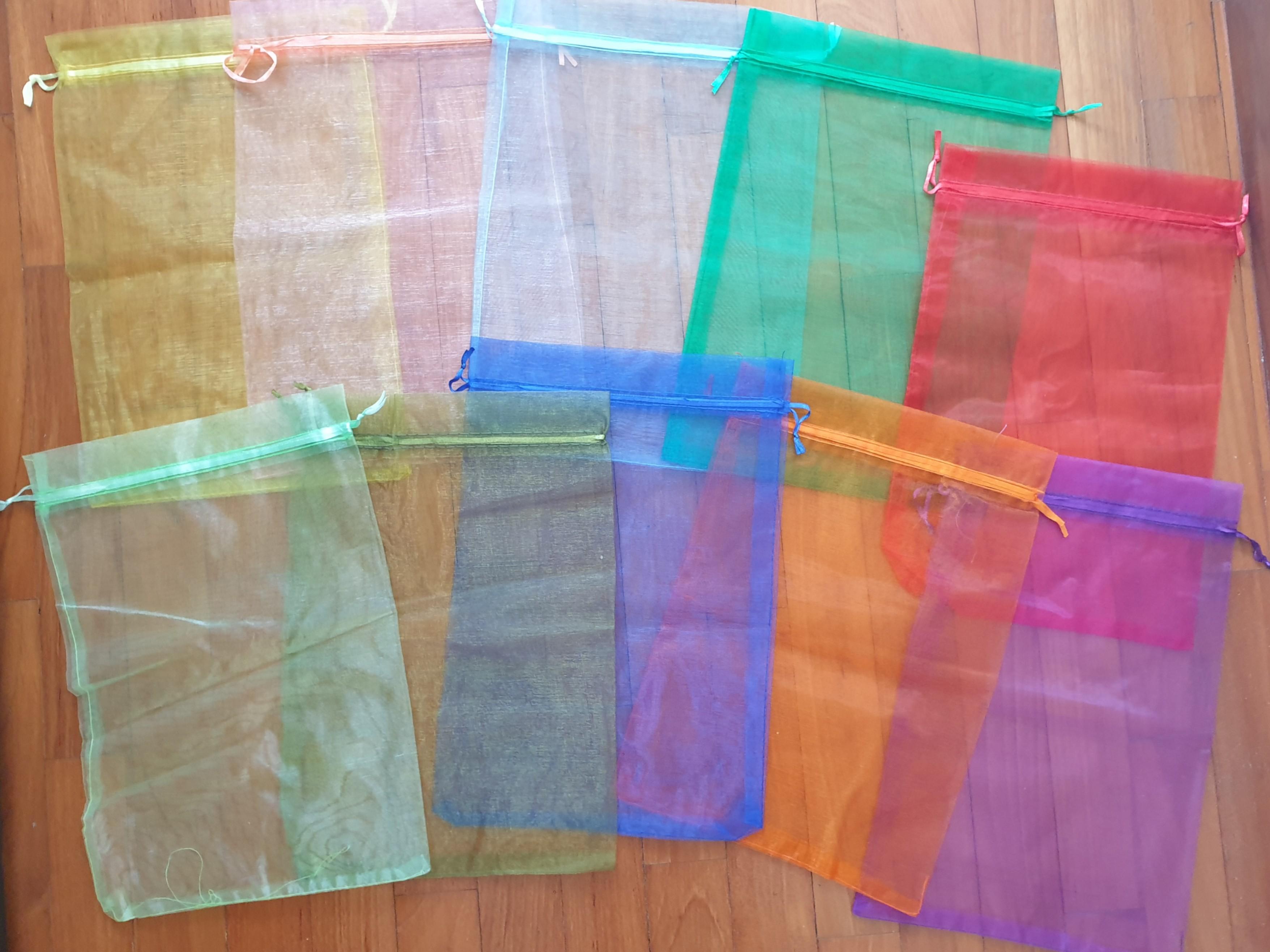Big Organza mesh bag, Everything Else on Carousell