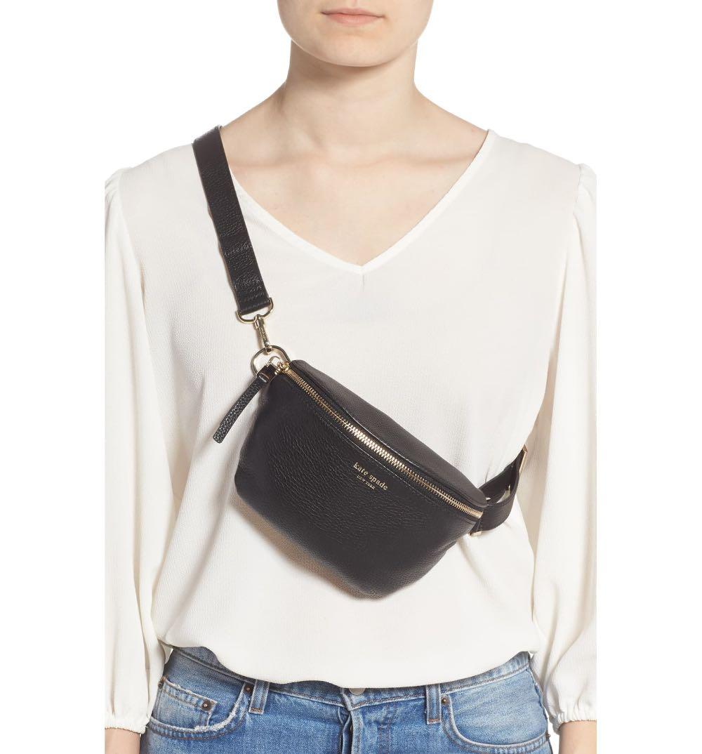 BNIB Kate Spade Polly Medium Belt Bag, Women's Fashion, Bags 