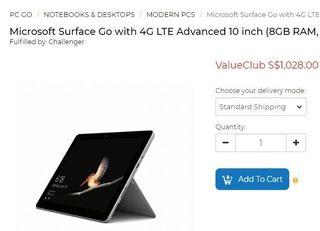 Microsoft Surface Go Lte Computers Carousell Singapore