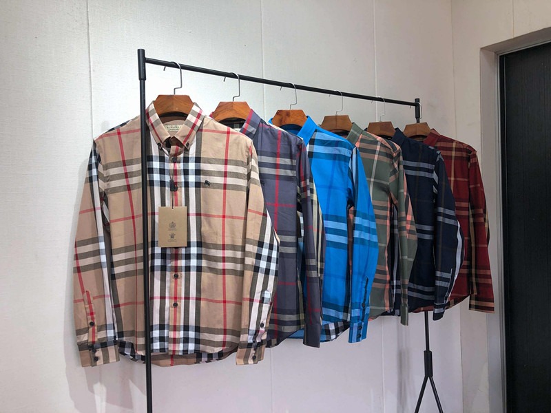 burberry plaid dress shirt