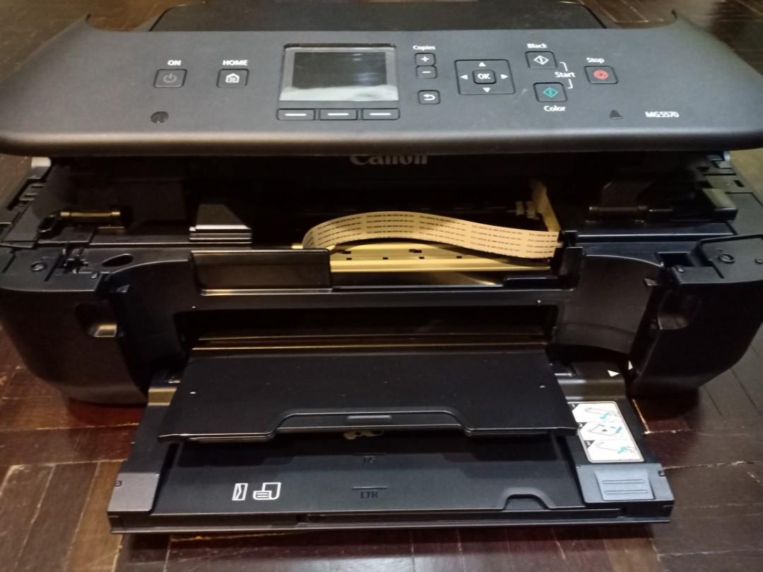 Canon MG5570 Inkjet Printer (no power), Electronics, Computers, Others on Carousell