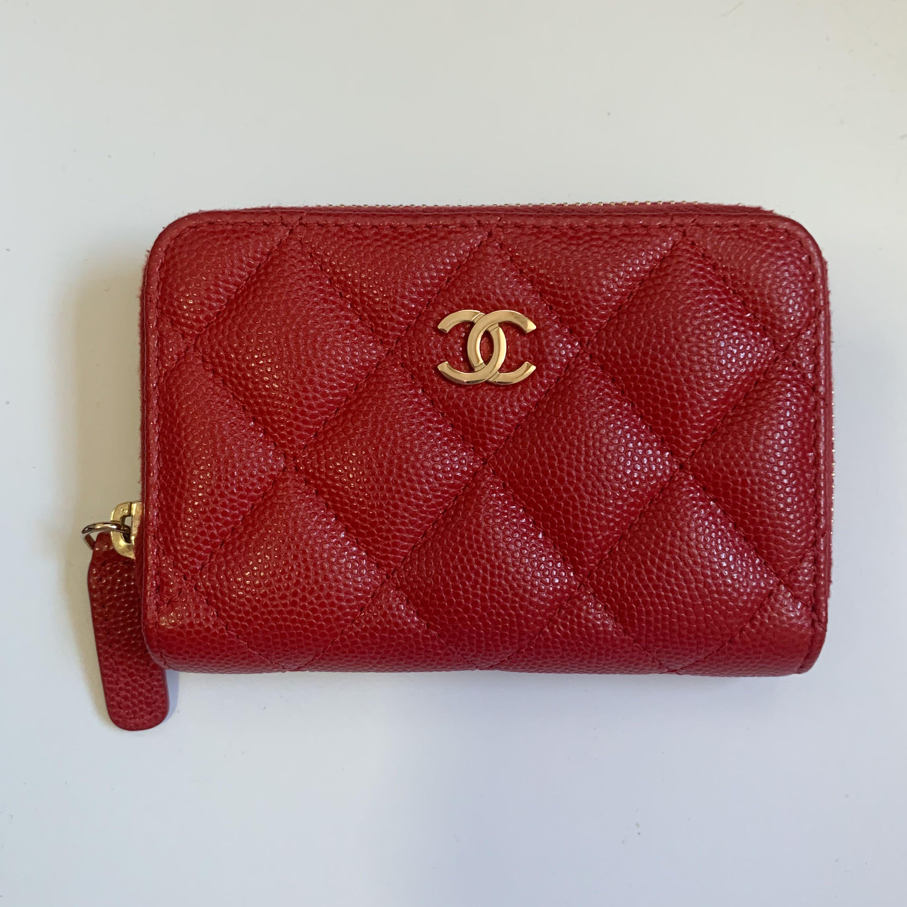 Chanel Caviar WOC Wallet On Chain Black GHW No 24, Luxury, Bags & Wallets  on Carousell