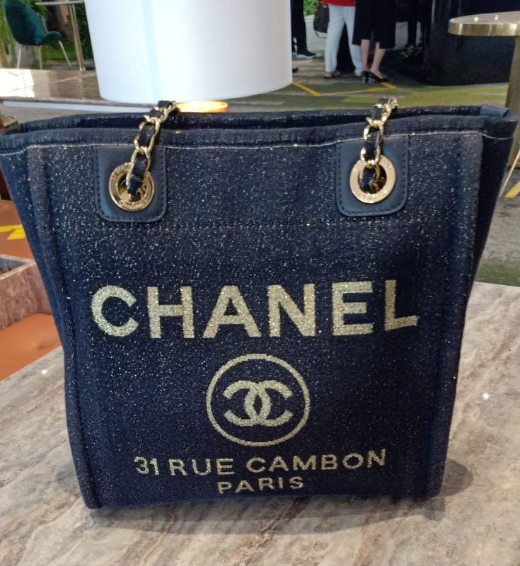 Chanel Cambon CC Tote Bag Small, Luxury, Bags & Wallets on Carousell