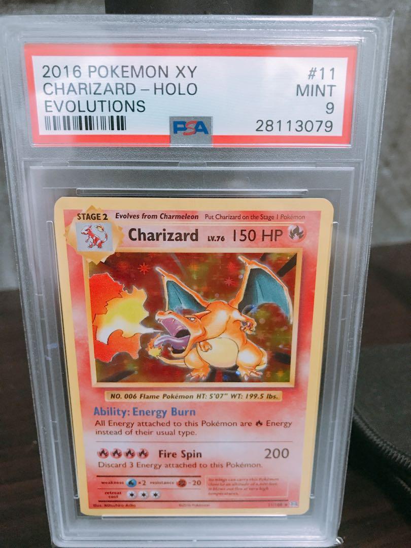 Charizard 11/108 Holo Rare EVO 2016 PSA 9, Hobbies & Toys, Toys & Games on  Carousell