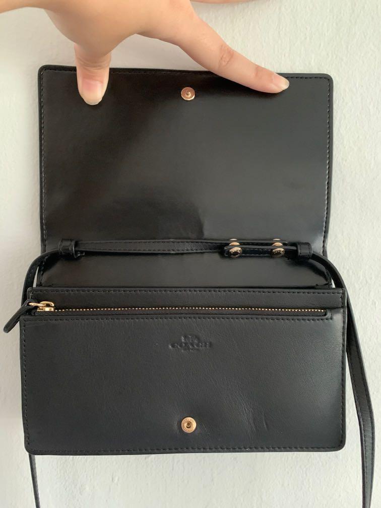 coach foldover wallet