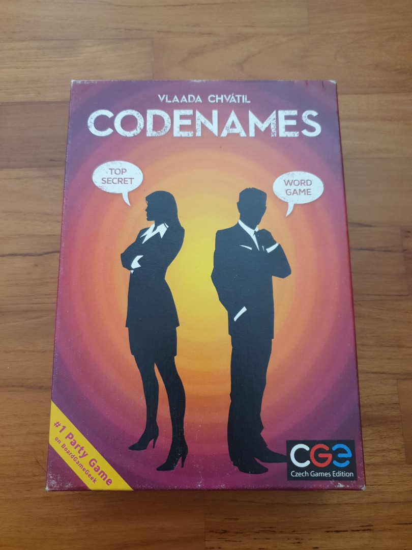 Codenames Board Game, Hobbies & Toys, Toys & Games on Carousell
