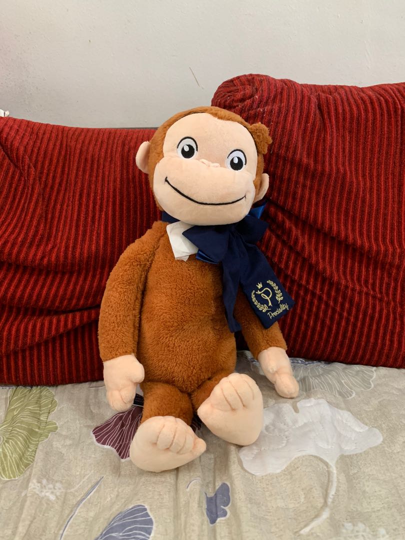 antique curious george stuffed animal