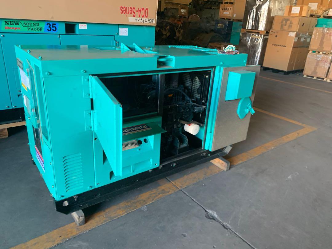 Denyo Generator 20 kVA (Category: Construction Tools & Equipment) located in Manila. Submitted by santiago0721 (Listing ID 1044421220, Image 1). Description: Brand: Denyo (Japan) Description : 2nd hand unit 20 kVA Genset Serial #: 2909674 With warranty: 6 months or 500 hours Slightly used unit, painted, cleaned and passed load testing (updated record 2020).