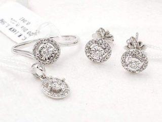 diamonds set ( ring,earring and pendant