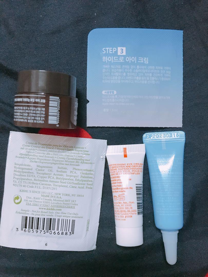 eye cream sample set
