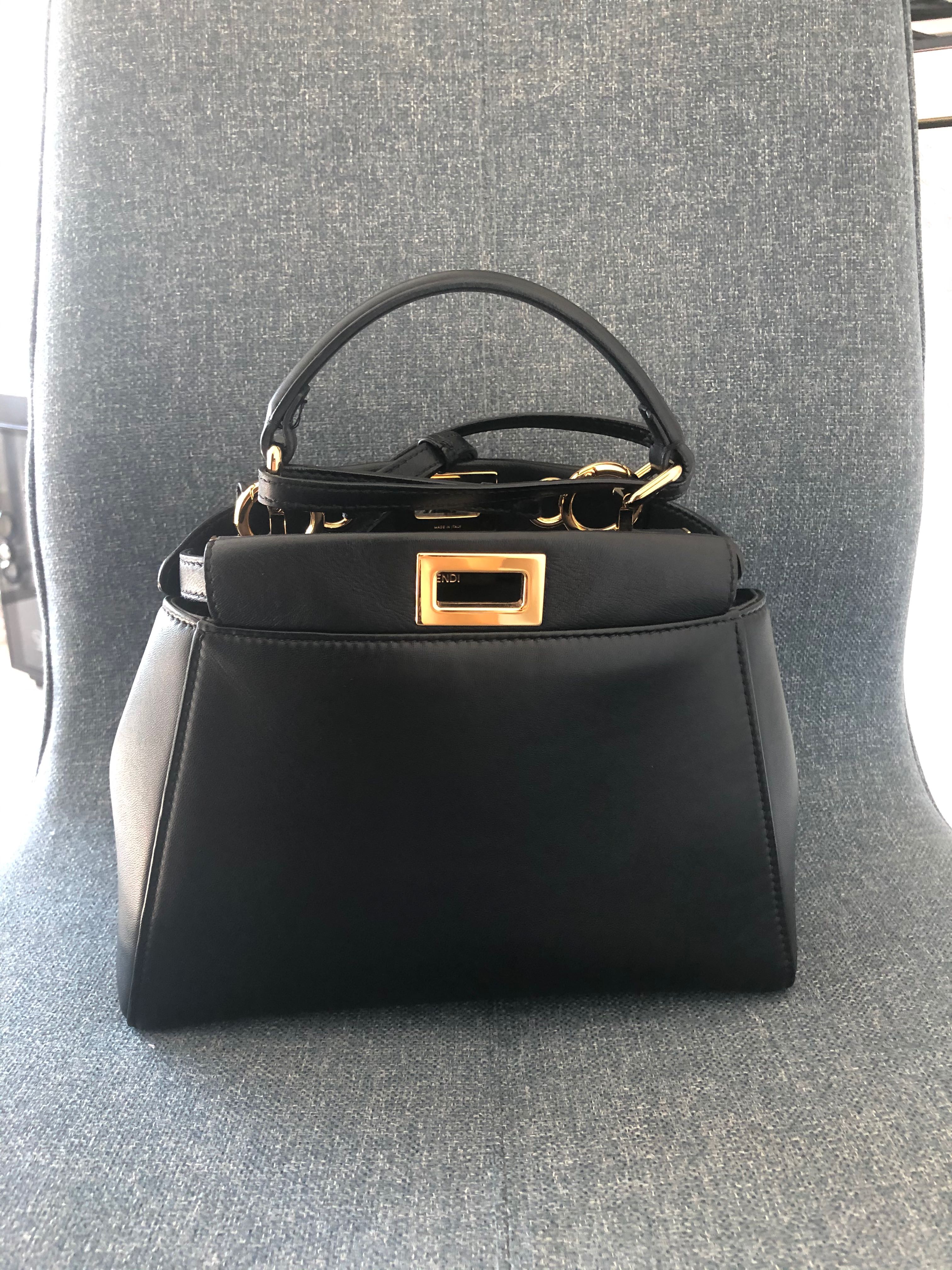 Fendi peekaboo 2025 mini black