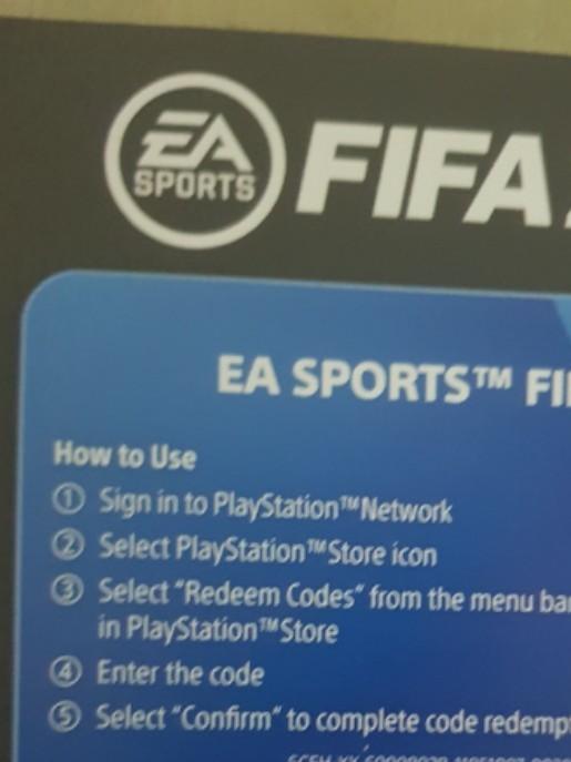 Fifa ps4 digital sales code