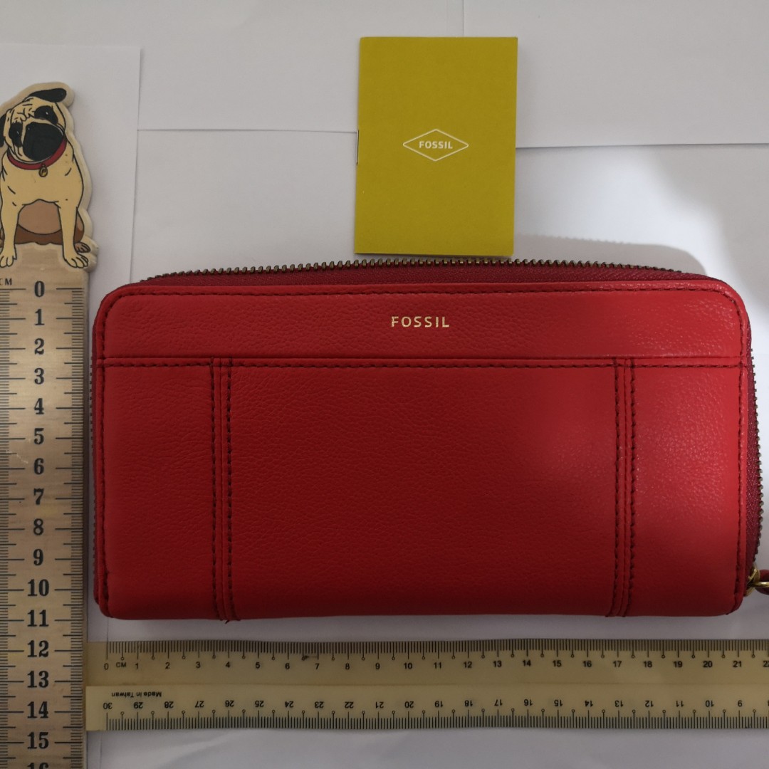 Fossil long Wallet Clutch Jori RFID, Luxury, Bags & Wallets on Carousell