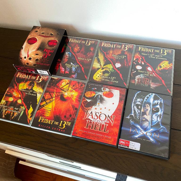 Friday The 13th Ultimate Edition Dvd Box Set Jason Goes To Hell Jason X Dvd Horror Movie Lot 10 Films Music Media Cds Dvds Other Media On Carousell