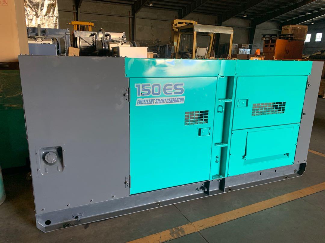 Generator 150 kVA Japan (Category: Industrial Equipment) located in Manila. Submitted by santiago0721 (Listing ID 1044424896, Image 2). Description: Slightly used unit with low SMR Unit is cleaned, re painted with new batteries Passed load testing (yr 2020) Can do actual testing with load bank Call us for appointments.