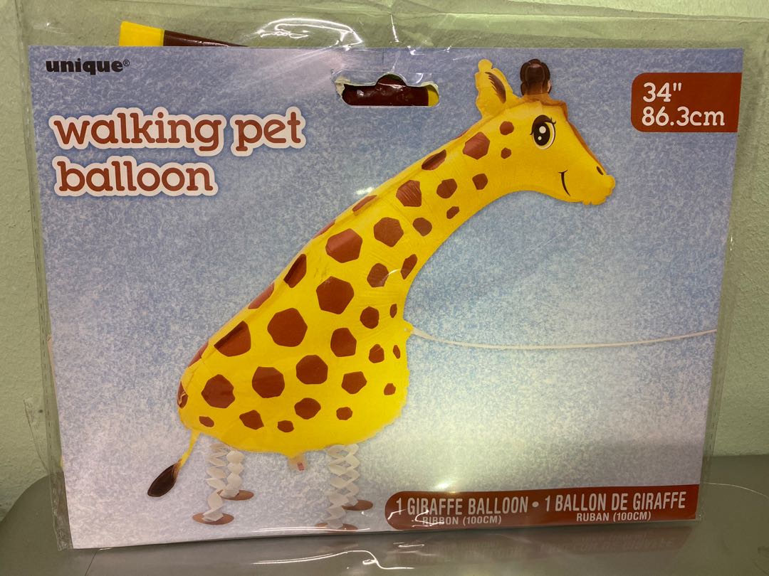 Giraffe Balloon Pet, Babies & Kids, Babies & Kids Fashion on Carousell