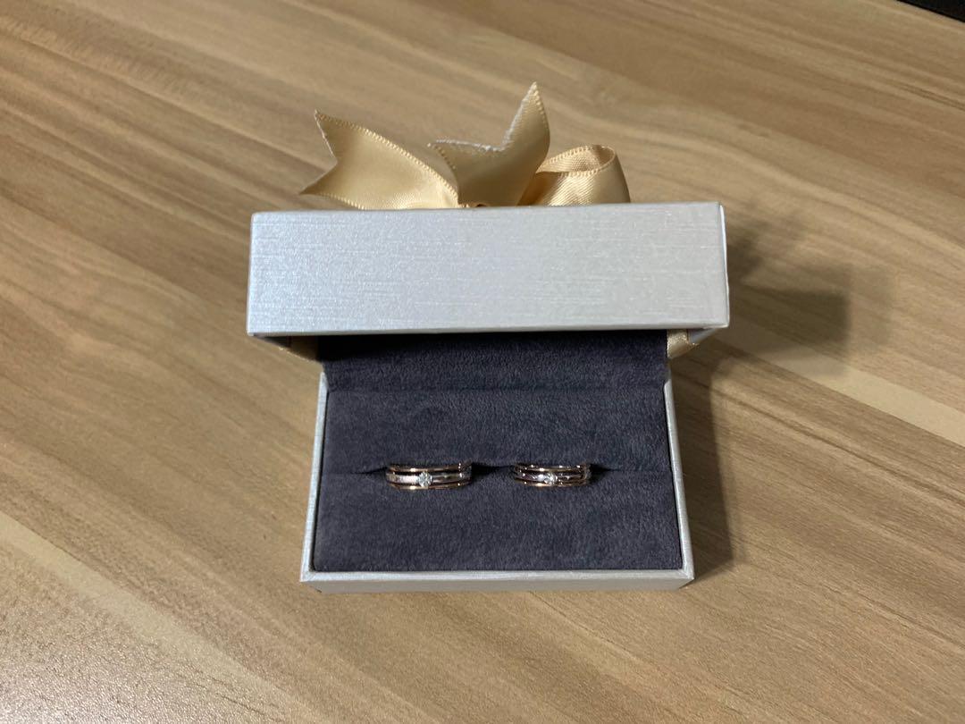 Gold heart on sale wedding band