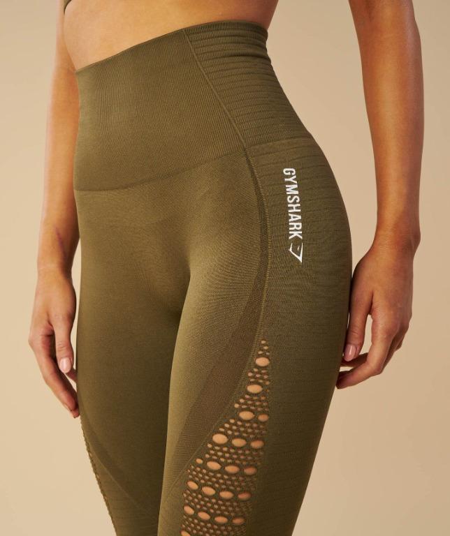 Gymshark energy seamless leggings khaki cheap