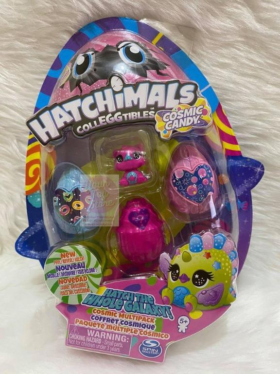 Hatchimals CollEGGtibles Cosmic Candy 4 PACK Hatch The Galaxy Mini Figure Toys