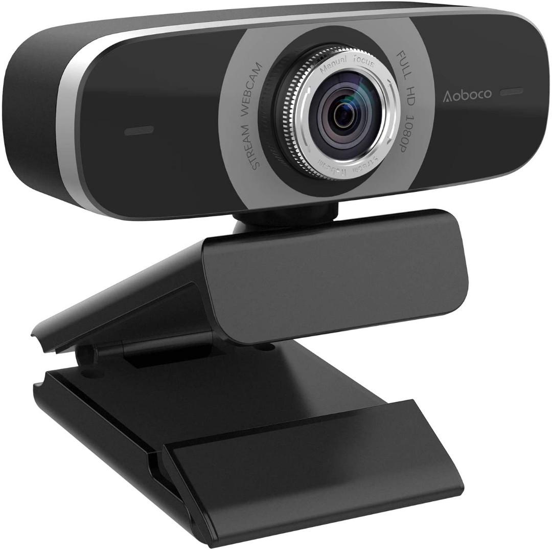 Webcam HD 1080p Web Camera, USB PC Computer Webcam with Microphone, Laptop  Desktop Full HD Camera Video Webcam 110-Degree Widescreen, Pro Streaming  Webcam for Recording, Calling, Conferencing, Gaming : : Computers 