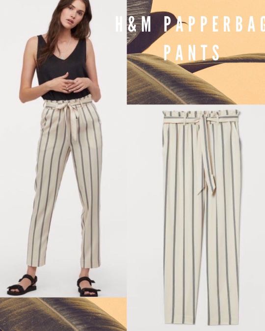Paper bag pants h and m sale