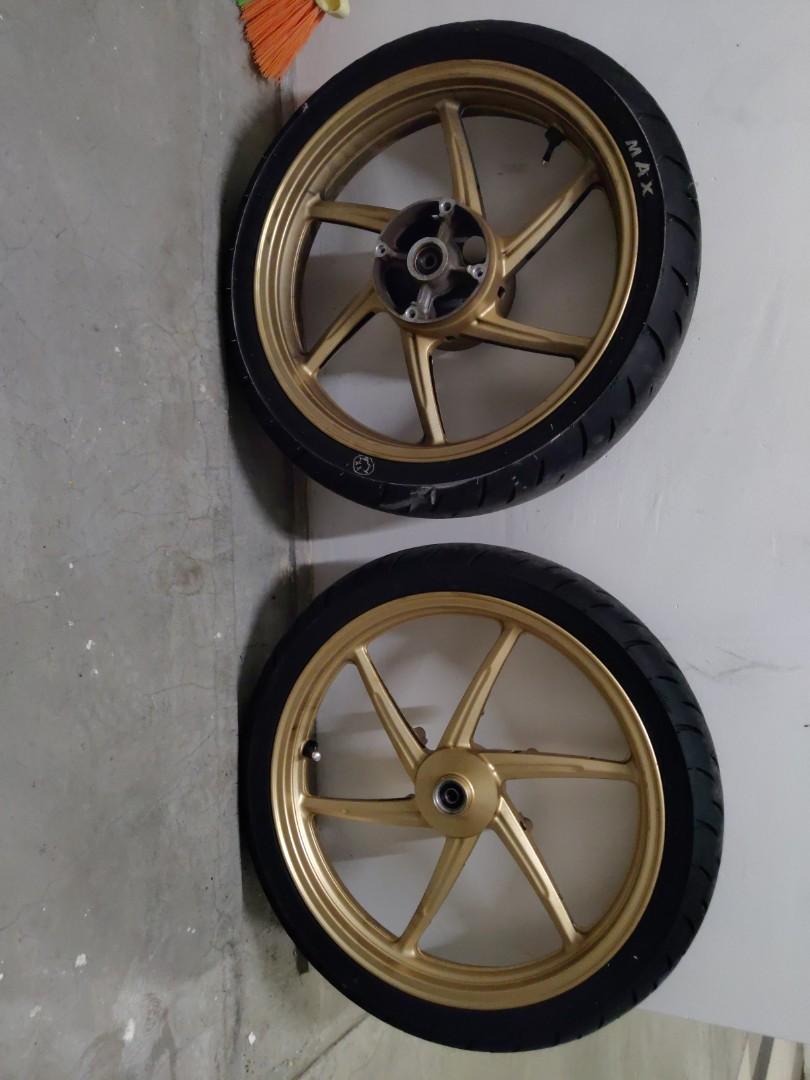 Rs 150 Rim Gold Honda RS150R Rapido Rim (Gold), Motorcycles, Motorcycle Accessories on ...
