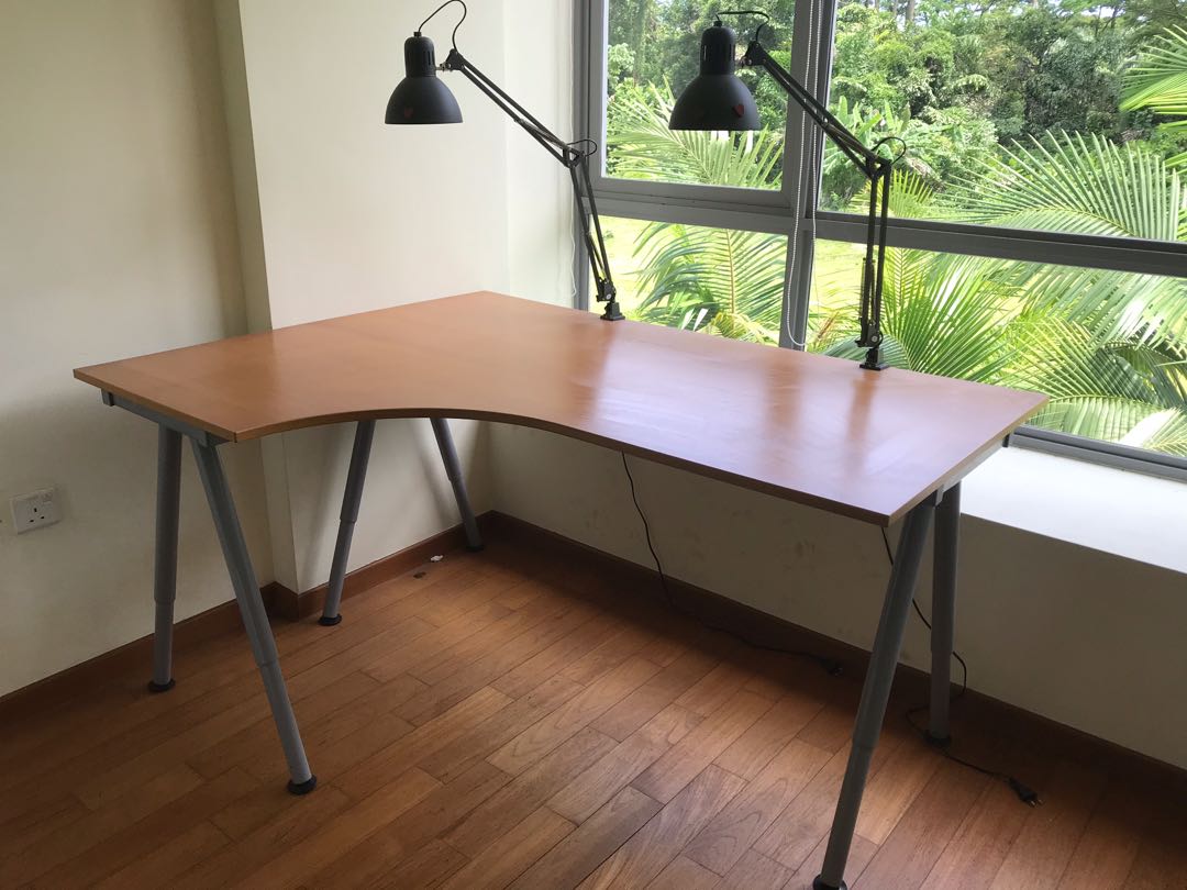 IKEA Corner Study Tables, Furniture & Home Living, Furniture, Tables