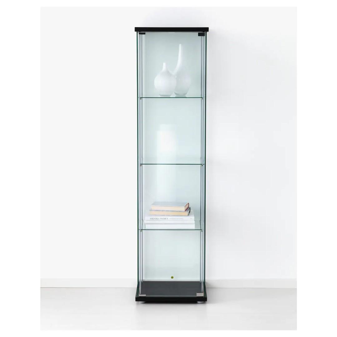 Ikea glass Furniture & Home Living, Furniture, Shelves