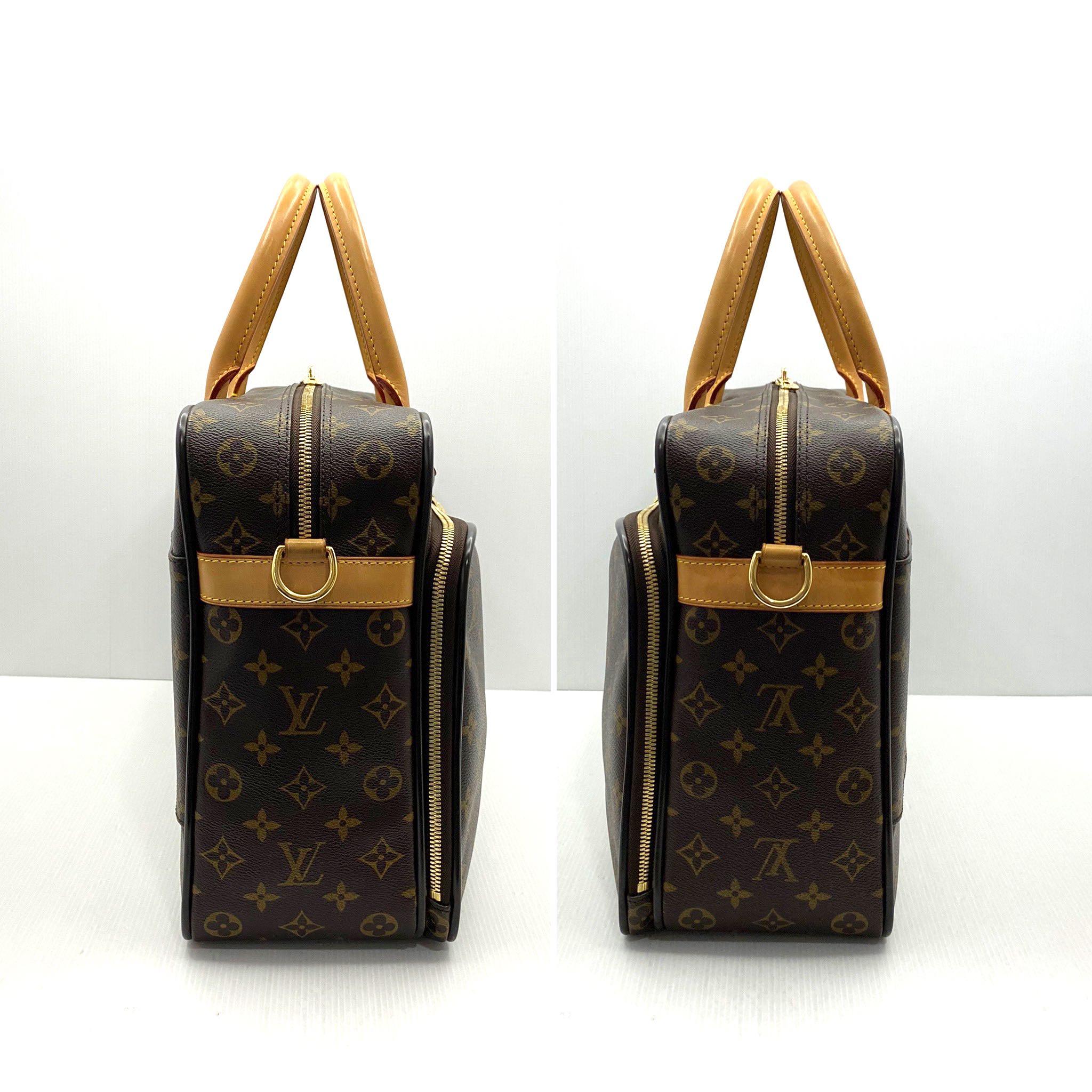 Icare cloth satchel Louis Vuitton Brown in Cloth - 32305002