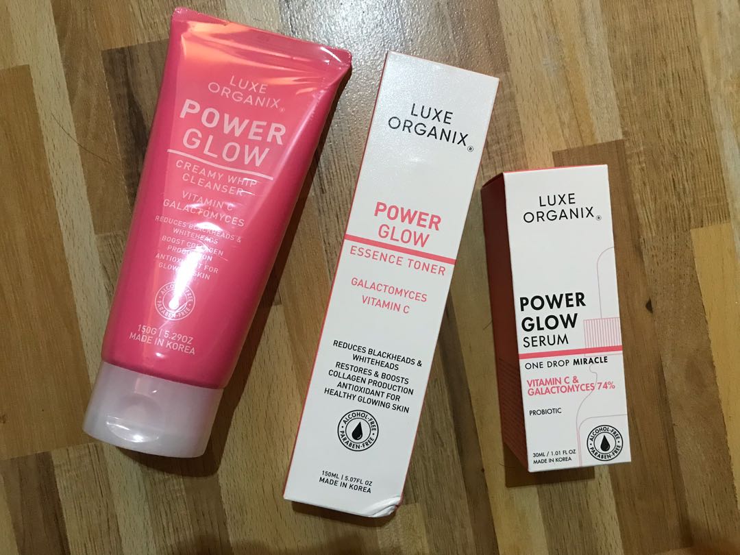 luxe organix power glow tone up cream