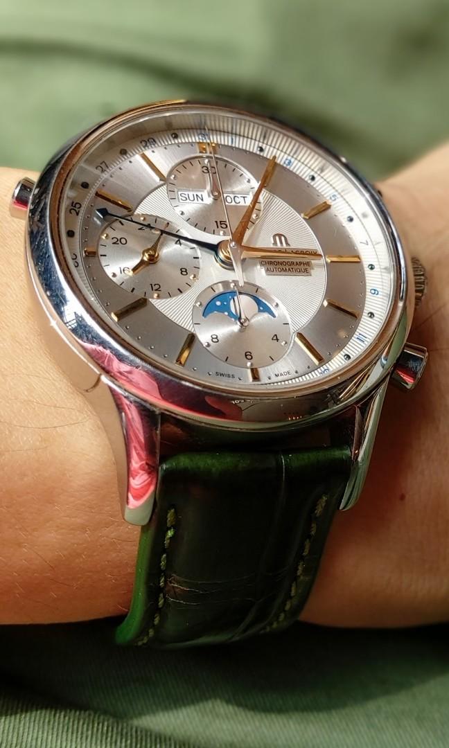 Maurice lacroix les deals classiques chronograph watch