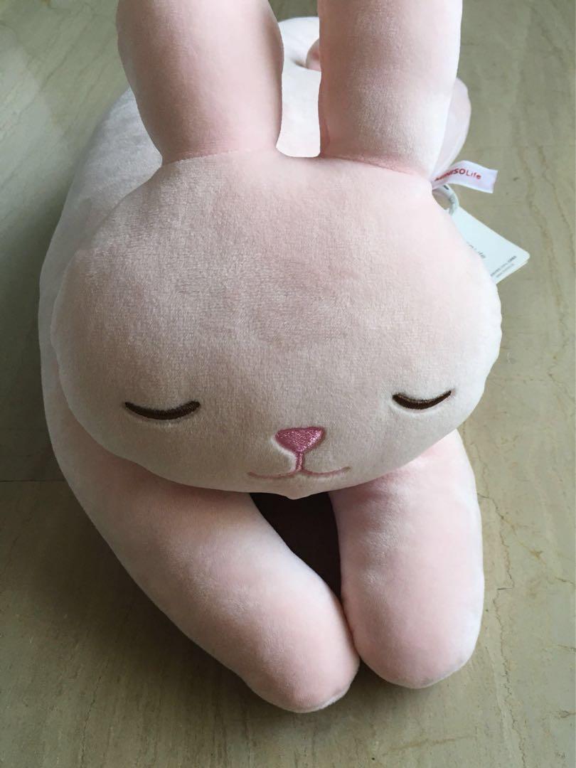 Miniso pink rabbit hot sale