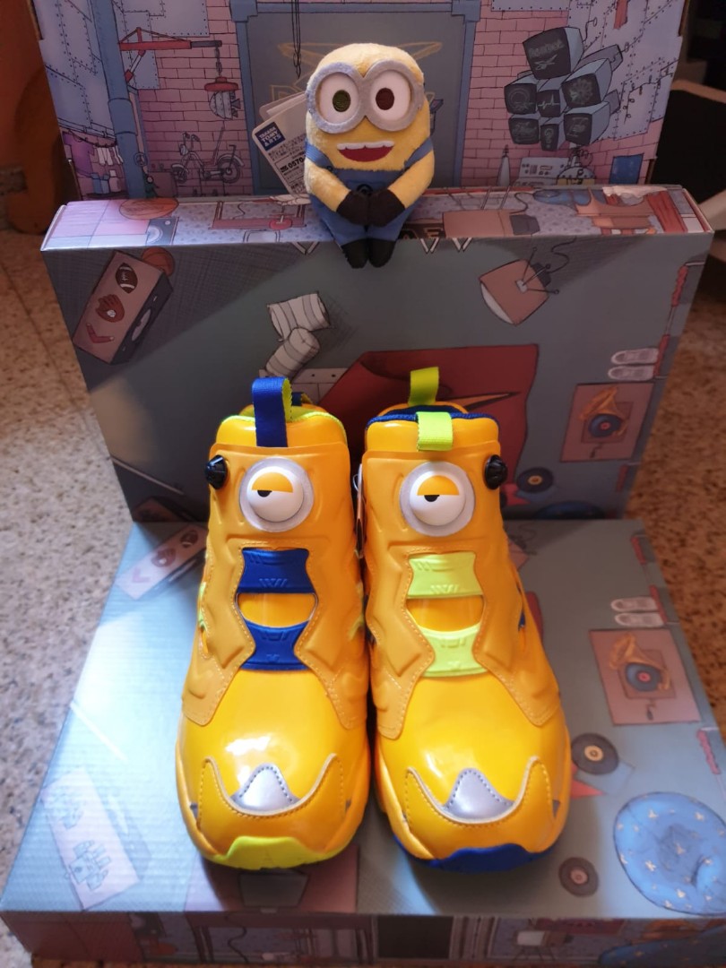 reebok insta pump minions
