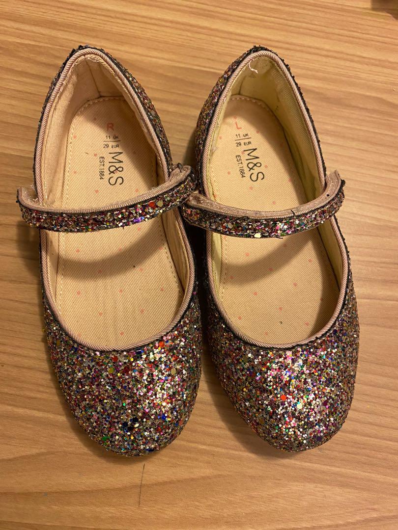 M\u0026S glitter shoes size 29, Babies 