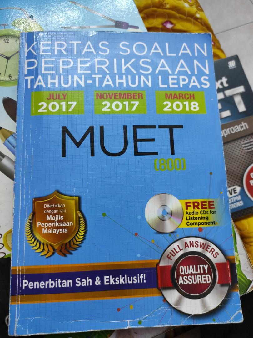 Muet Past Year Question Jul 2017 Nov 2017 March 2018 Textbooks On Carousell