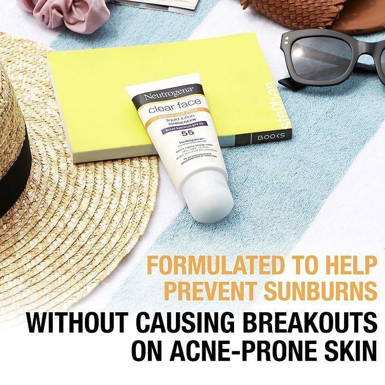 neutrogena clear face protector solar