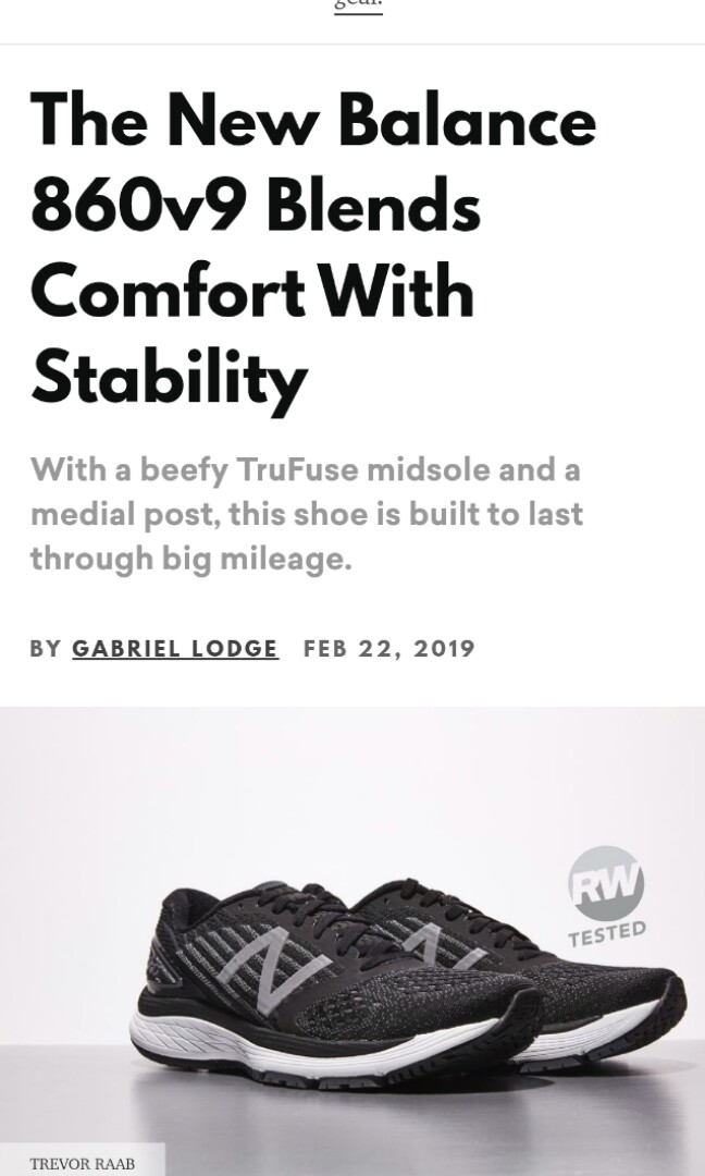New balance 860 v9 podiatrist recommended WIDE shoe, Women's Fashion,  Footwear, Sneakers on Carousell