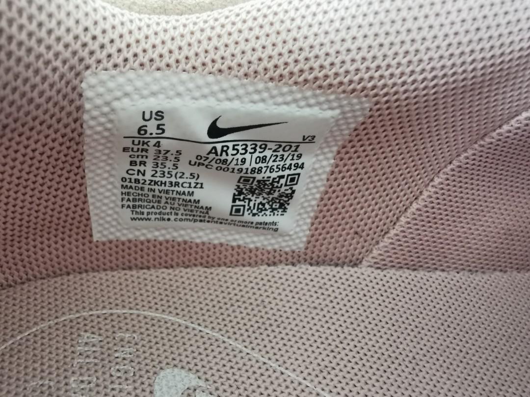 nike air force 1 sage low women's pink