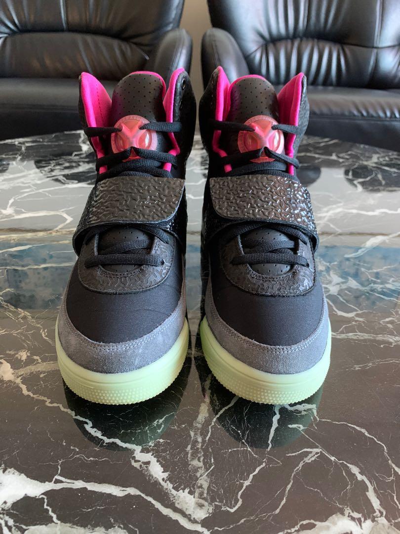 US8.5 Nike Air Yeezy 1 “Blink” Black Pink, Men's Fashion, Footwear ...