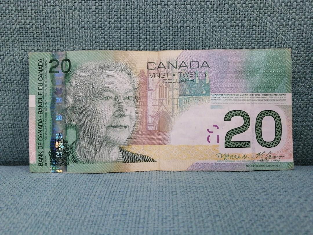 舊鈔O4版🇨🇦加幣Sale, 興趣及遊戲, 玩具& 遊戲類- Carousell