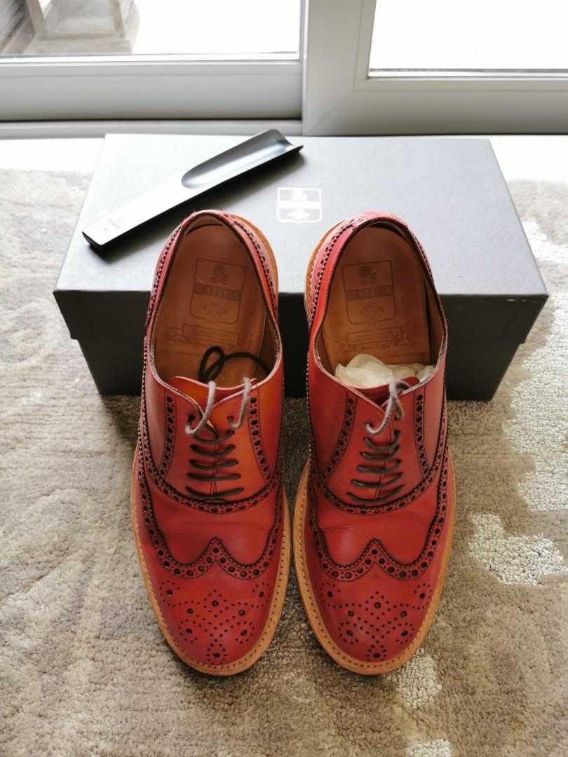 Red brogues online